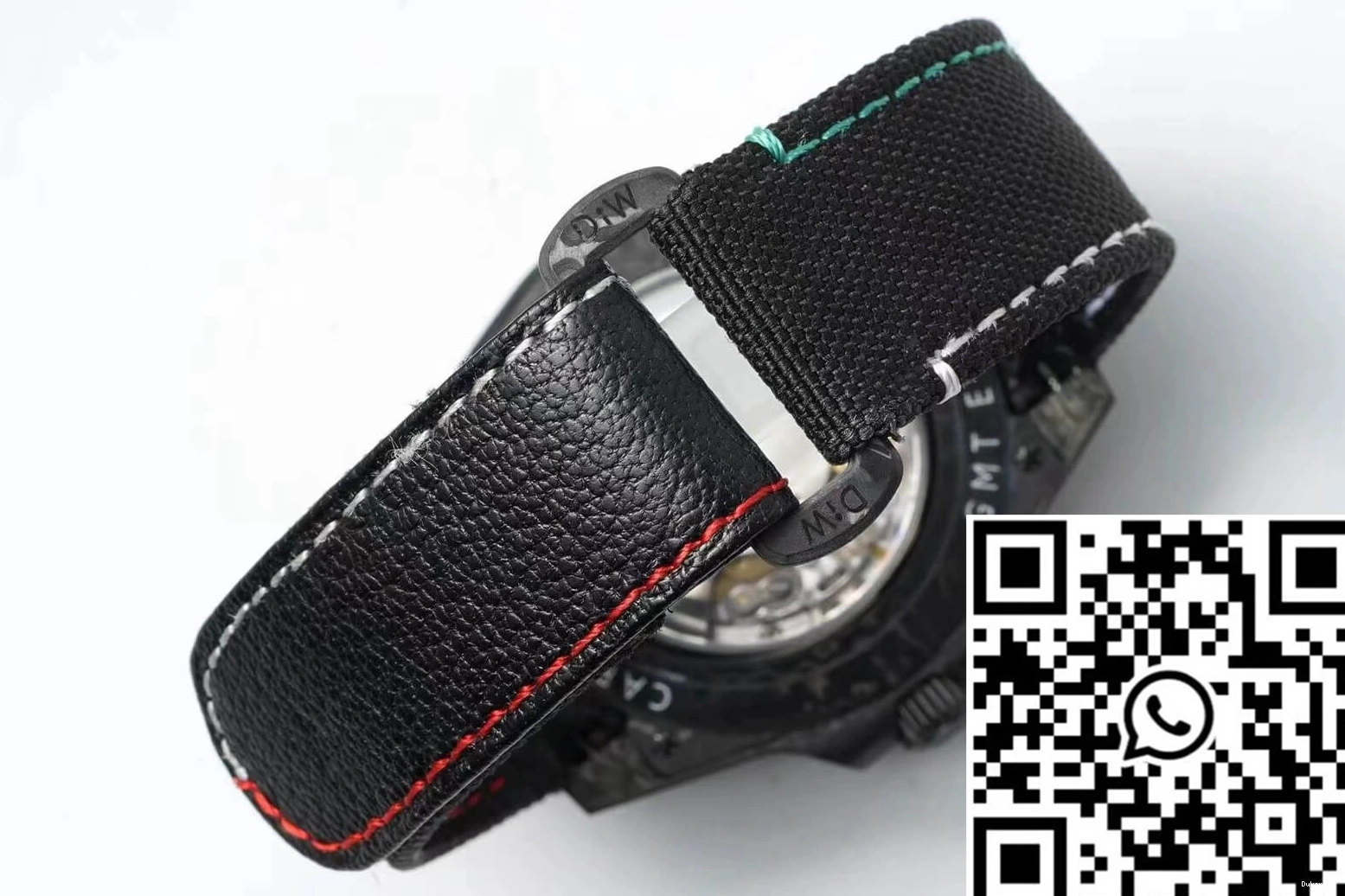 Diw Fiber Strap Fabric GMT-MASTER II Black 1164 Carbon Dial Resilient Color Rolex 0716